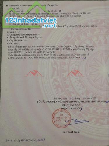 GIÁ 2TY4 ĐẤT TẠI PHÚ NGHĨA-CHƯƠNG MỸ D/T:66,4M - 4