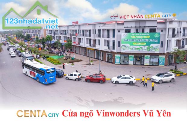 Đón sóng Thủy Nguyên lên Thành phố - Bán căn nhà phố Centa City cửa ngõ VinHomes Vũ Yên - 2