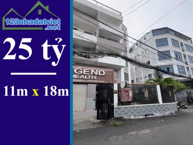 BÁN CĂN HỘ DỊCH VỤ ĐƯỜNG SỐ 45 TÂN QUY QUẬN 7. DT: 11M X 18M, 3 LẦU - 3