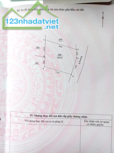 Hot hot! Bán 3 lô đất, mỗi lô ~ 100m2 mặt tiền 5m, tổng diện tích 293,5m2 tại THÔN 3, XÃ