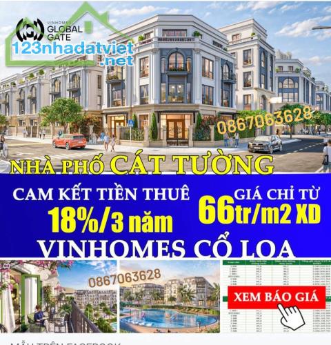 🌟 SỞ HỮU KHU CÁT TƯỜNG - ĐÓN TÀI LỘC, TĂNG VƯỢNG KHÍ! 🌟  🏡 Giá chỉ từ 66 TRIỆU/m² (đã b