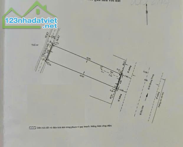 Bán nhà Mặt tiền đường Tân Sơn -  Quang Trung, Q. Gò Vấp, 4x19m, Cấp 4 tiện xây, 11.9 tỷ.