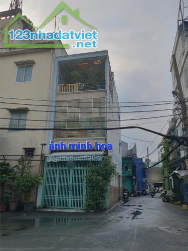 --Bán nhà phường 9 Tân Bình; hẻm xe hơi 8m 254 Âu Cơ; 4x13, góc 2MT