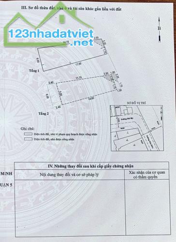 Nhà góc 2 mặt tiền đối diện công viên gần chợ Kim Biên P13Q5 - 2