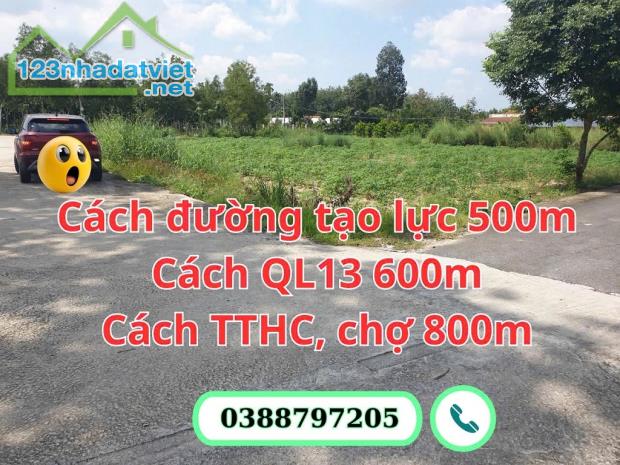 Chỉ 1 lô duy nhất 2 mặt tiền đường - Đất ở Thị Trấn Lai Uyên, Bàu Bàng