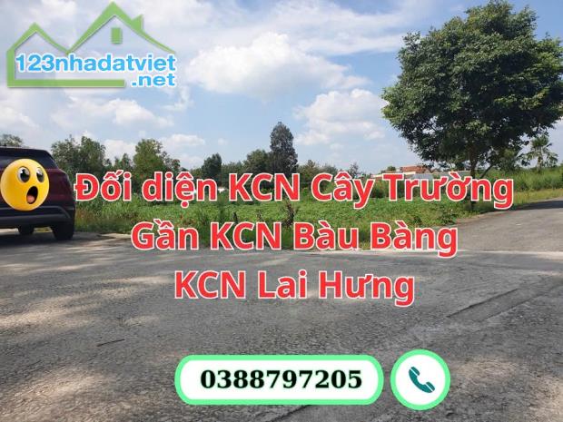 Chỉ 1 lô duy nhất 2 mặt tiền đường - Đất ở Thị Trấn Lai Uyên, Bàu Bàng - 1