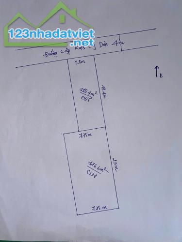 Bán Nền 287m2 Có 110m2 Thổ Cư, Lộ 4m Oto, Rạch Ông Dựa, Bình Thuỷ, TPCT - 3