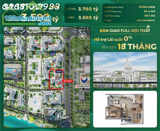 Hot hot hot!  **Vinhome Ocean Park 1 - Cơ hội sở hữu căn hộ 2 phòng ngủ toà S2.17**