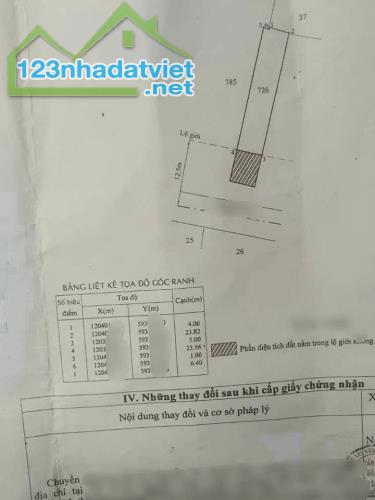 KHông Nỡ Nhưng Nợ Dí Bán nhanh 119m2 Sổ Hồng Riêng 680triệu Ngay Phạm Thị Giây Hóc Môn - 5