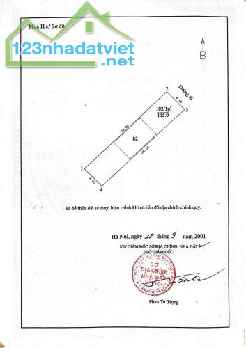 BÁN NHÀ CẦU GIẤY,NGÕ 44  PHỐ TRẦN THÁI TÔNG ,DT 115M2,MẶT TIỀN 4,5M GIÁ 14,8 TỶ - 1