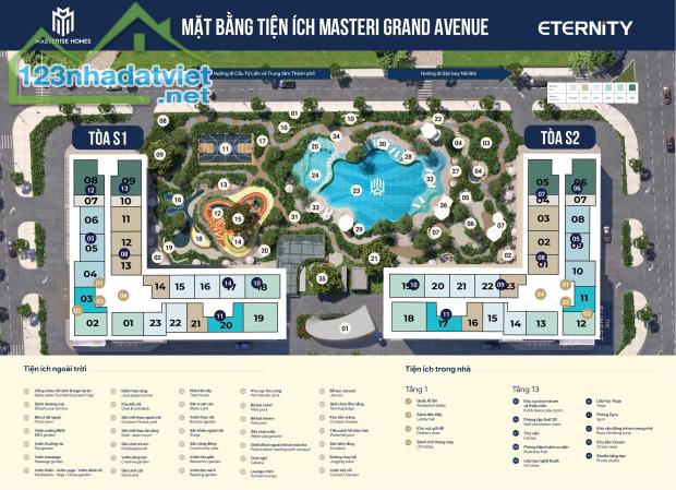 Chính thức nhận booking tòa S1 Masteri Grand Avenue - Vinhomes Cổ Loa , Quy căn ngoại Giao