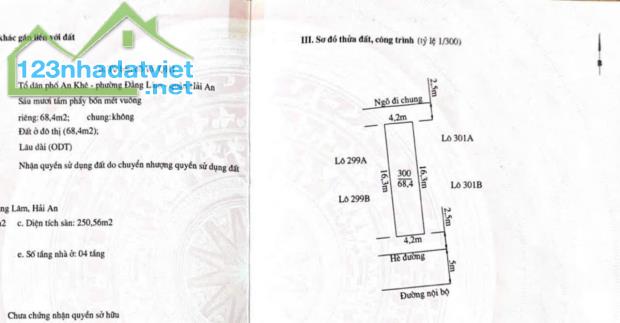 Bán nhà 193 Văn Cao - Tô Vũ, 68m 4 tầng, độc lập dân xây, GIÁ 5.9 tỉ