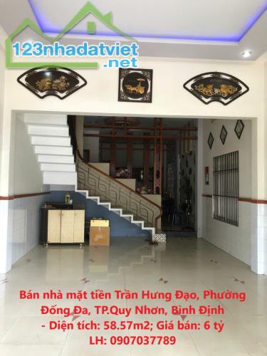 Bán nhà mặt tiền Trần Hưng Đạo, Phường Đống Đa, TP.Quy Nhơn, Bình Định - 4