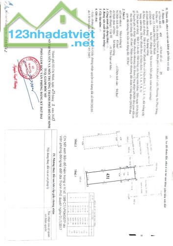 Cần bán nhà riêng 1 trệt 1 lầu giá 4,45 tỷ, tại hẻm 19, đường Vườn Lài, Quận 12