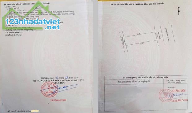 GIẢM SỐC 300TR -LÔ ĐẤT DT: 121m2 -ĐƯỜNG 7,5m NGAY BÙI TÁ HÁN, KHU NAM VIỆT Á GIÁ SỤP HẦM.