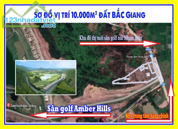 Cần bán khu đất TMDV bên cạnh Sân golf Amber Hills Yên Dũng, Bắc Giang.