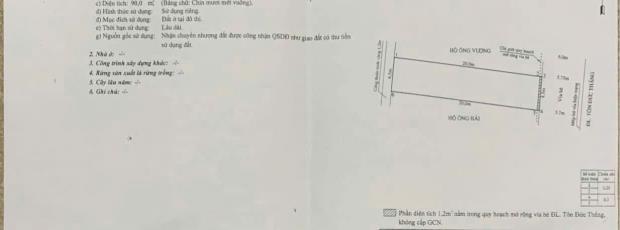 Bán đất mặt đường Tôn Đức Thắng, Sở Dầu, Hồng Bàng, Hải Phòng. 90m2- 5,4 tỷ