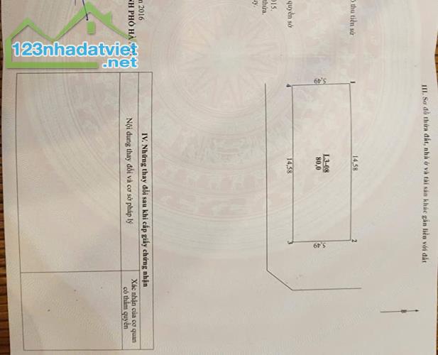 Duy nhất 1 lô góc TĐC Vĩnh Quỳnh - Thanh Trì 11.6 tỷ