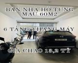 BÁN NHÀ HỒ TÙNG MẬU CẦU GIẤY 60M2-6 TẦNG THANG MÁY-MT 6,2M-GIÁ CHÀO 13,2 TỶ-THƯƠNG LƯỢNG