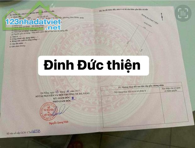 Bán Nhà  MT Đinh Đức Thiện Gần Biển, Q. Liên Chiểu. Giá 4Tỷ25 Giá Sụp hầm - 2