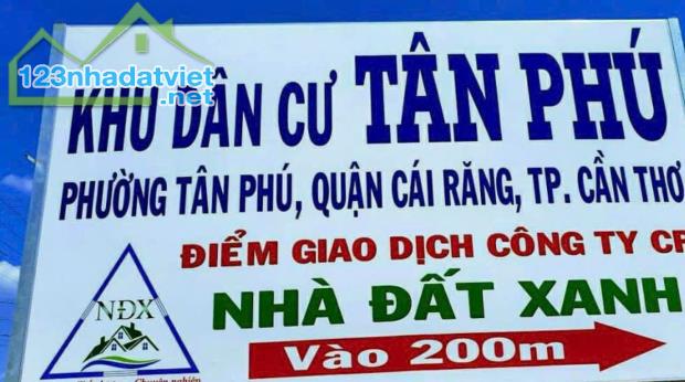 Bán cặp nền 200m² giá tốt đường A4 KDC Tân Phú, Cái Răng, TP. Cần Thơ.