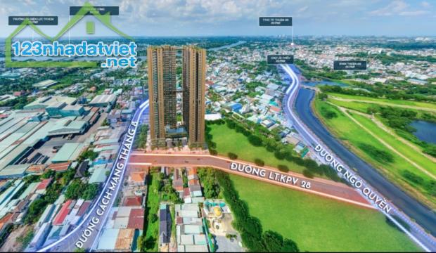 Căn góc căn hộ view sông Sài Gòn, 32tr/m2 ngay trung tâm Tp.Thuận An, BD - 1