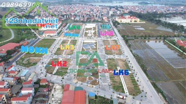 Bán đất đấu giá Thuỵ Lâm Đông Anh - Lô sẻ khe, view vườn hoa - 2