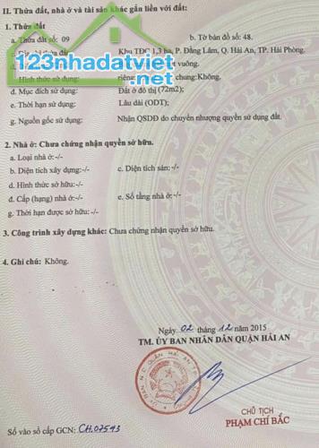 Đất phân lô TĐC Trung Hành, 72m đường 12m, hướng Đông, GIÁ 3.45 tỉ cực rẻ - 2