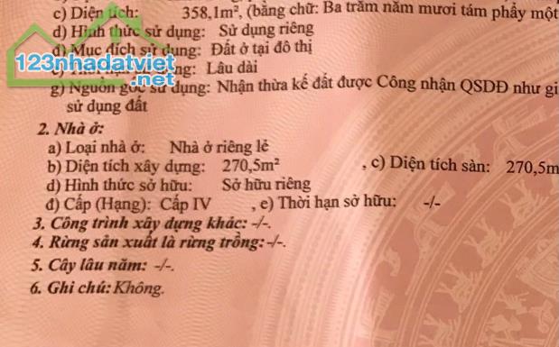 CẦN BÁN GẤP ĐẤT & NHÀ MẶT TIỀN ĐƯỜNG HẢI PHÒNG, ĐỐI DIỆN GA ĐÀ NẴNG