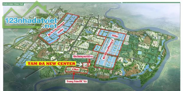 Tôi bán lô 97,5m2 dự án Tam Đa - Yên Phong, bán nhanh
