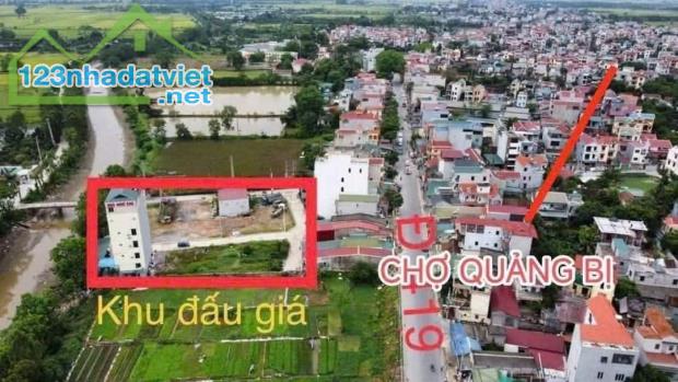 Đấu giá xã Quảng Bị, Chương Mỹ, Hà Nội, phân lô, vỉa hè, ô tô tránh, 75m2, giá đầu tư - 2