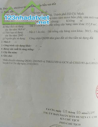 Đừng Bỏ Lỡ bán Nhan Căn nhà Mặt tiền Phước Thạnh Cu Chi 283m2 SỔ HỒNG RIÊNG 900triệu - 3