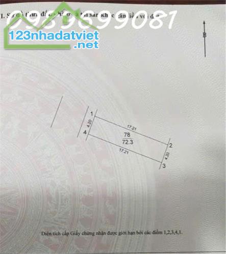 Bán đất đấu giá X5 Trung Oai, Tiên Dương , Đông Anh 72m2 _ Mặt đường Cao Lỗ - 4