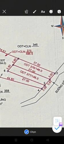 Bán đất thổ cư .Vị trí đắc địa.Đủ tiện ích .Làm nhà vườn quá đẹp . 146m.Trung tâm Hoà bình - 1