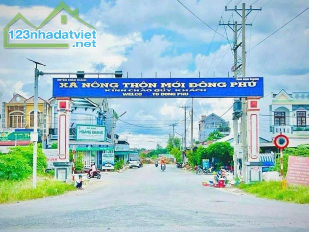 C.G Bán Nền 100m2 hướng Đông Bắc kế góc đường số 8 KDC Đông Phú, Châu Thành, Hậu Giang