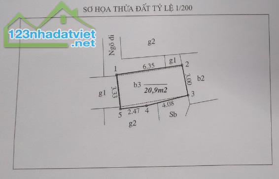 Bán nhà Bạch Mai giá rẻ 21M- 4 Tầng, +1,89 Tỷ 2PN thoáng, gần phố - 5