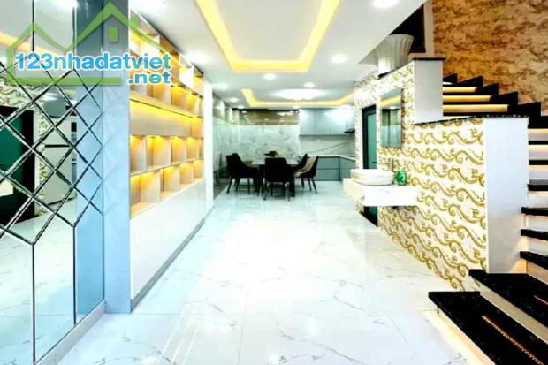 Bán nhà hẻm ô tô, Quang Trung, Gò Vấp, 3.5m x 12m, 42 m², nhà đẹp - Giá 6.5 tỷ TL