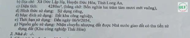 Bán nhà xưởng 1.776m2 ở KCN Đức Hòa, Long An - 2