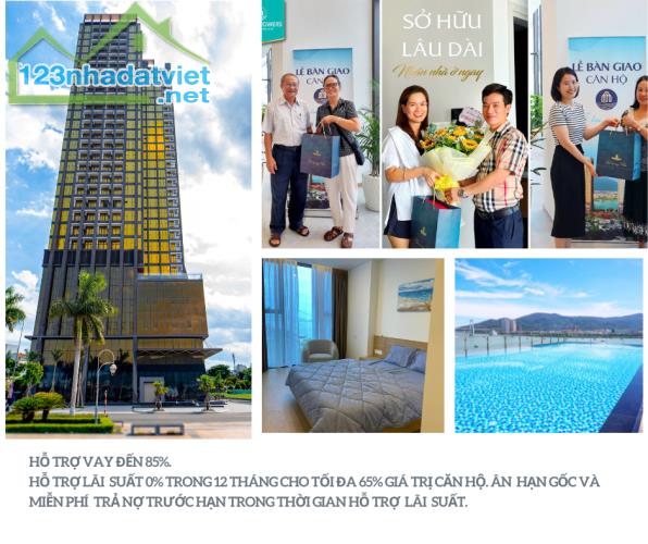 Căn 1PN 50M2 Full giá 3.65 Tỷ Sam Towers trực diện sông Hàn Đà Nẵng