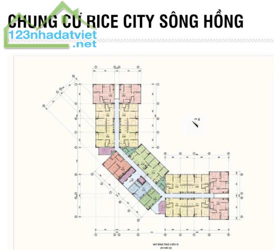 Bán căn hộ chung cư Rice City Sông Hồng, Gia Quất, Thượng Thanh, Long Biên, Hà Nội - 3