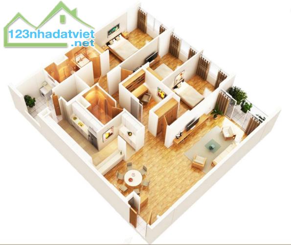 Chung cư cao cấp Mandarin Garden Hoàng Minh Giám 168m2 tầng trung 4PN, giá hơn 17 tỷ