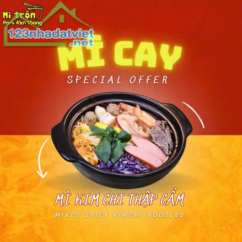 Nhượng quyền kinh doanh Mì Cay - Mì trộn - Trà Sữa Nhượng quyền thương hiệu Park Kim