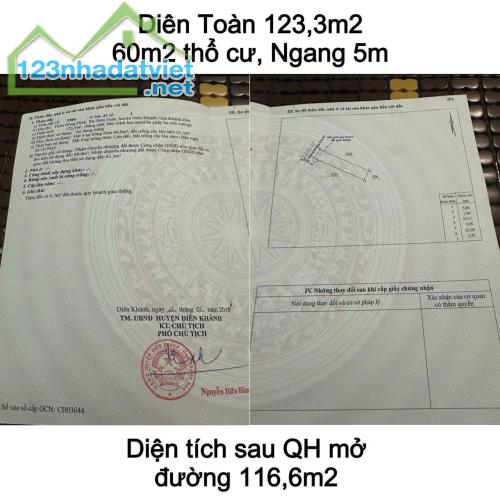 MUA BÁN ĐẤT Ở XÃ DIÊN TOÀN DIÊN KHÁNH KHÁNH HOÀ