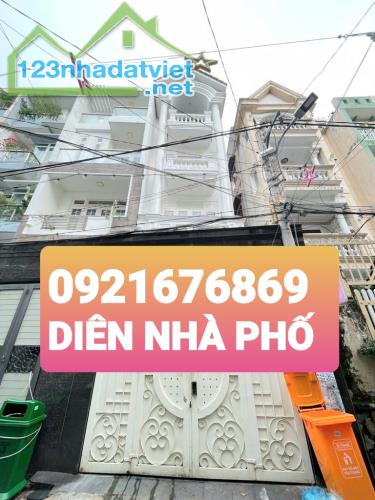 🏡🏡🏡 NHÀ 4 TẦNG HẺM XE HƠI TRÁNH ĐƯỜNG QUANG TRUNG. P 8 ..GV  + DT 75M ...4.1X 18 .💸💸 - 5