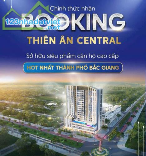 Chính thức nhận booking chung cư Thiên Ân mặt đường Hùng Vương, thành phố Bắc Giang.