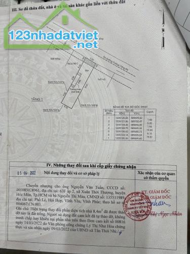 Tết tới nợ dí bán gấp nhà trước tết để trả nợ ngay Tân Thới Nhì 12,Hóc Môn ,Sổ Riêng 920Tr