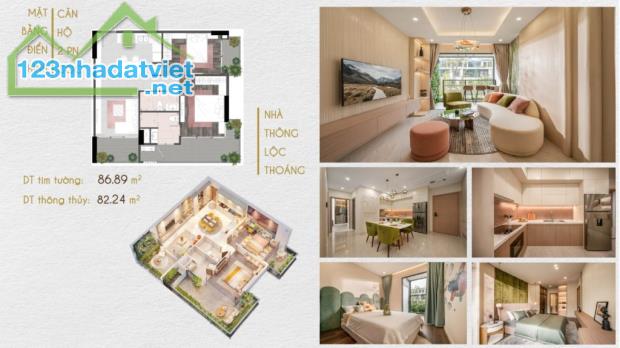 Sang nhượng suất nội bộ căn 2 phòng ngủ góc 87m2 dự án căn hộ Fiato Uptown giá