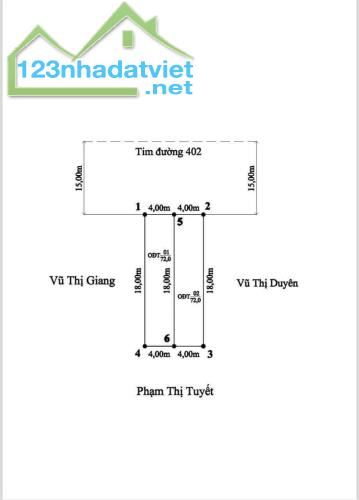 Bán đất 402 Hoà Nghĩa - Dương Kinh - Hải Phòng - 1