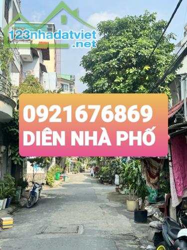 BÁN NHÀ 3 TẦNG HẺM XE TẢI THÔNG. ĐƯỜNG VĂN CHUNG. PHƯỜNG 13 .TB + DT 120M ...4.8 X 25 ...