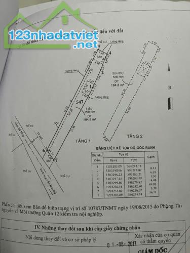 HOT !!! NHÀ Chính Chủ - Giá Tốt - Cần Bán Nhà Gần Hiệp Thành City, Quận 12 - 1